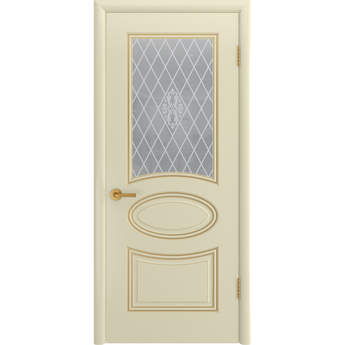 Межкомнатная дверь "Ария Грейс В1" (стекло)