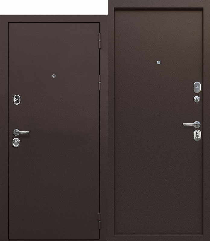 Металлическая дверь  "ТАЙГА 9 см металл/металл"  (в наличии)